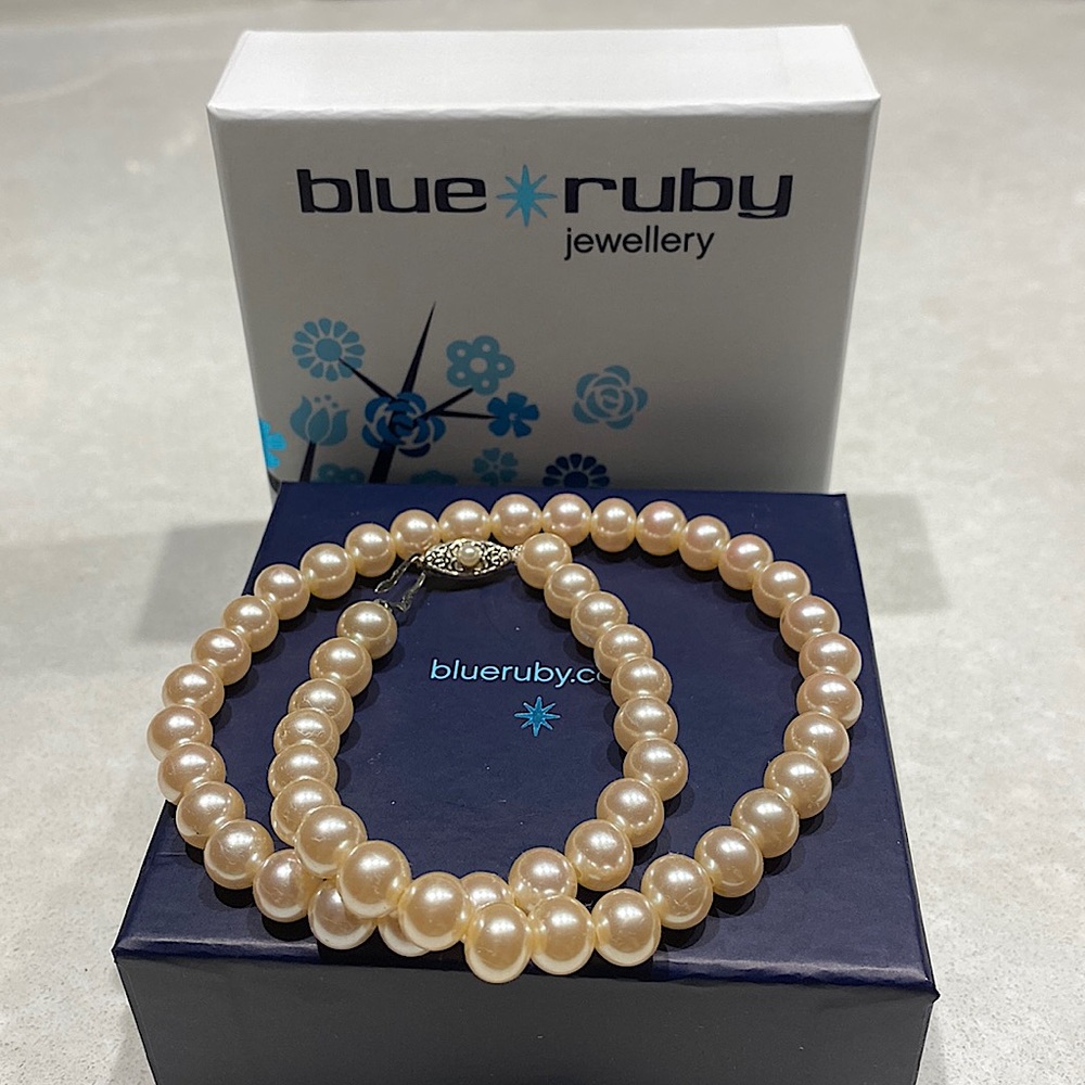 VINTAGE FAUX PEARL NECKLACE1  16.5’length ⭐️⭐️⭐️⭐️